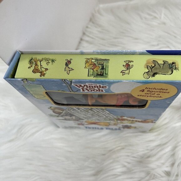 NEW DISNEY Winnie The Pooh Tattle Tales Story Book Set With 4 Figures - Picture 11 of 12